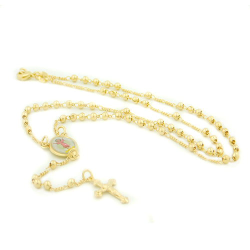14K Gold Filled Nino Rosary Image 1