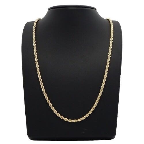 14k Gold Filled Yellow 2MM Rope Chain Image 1