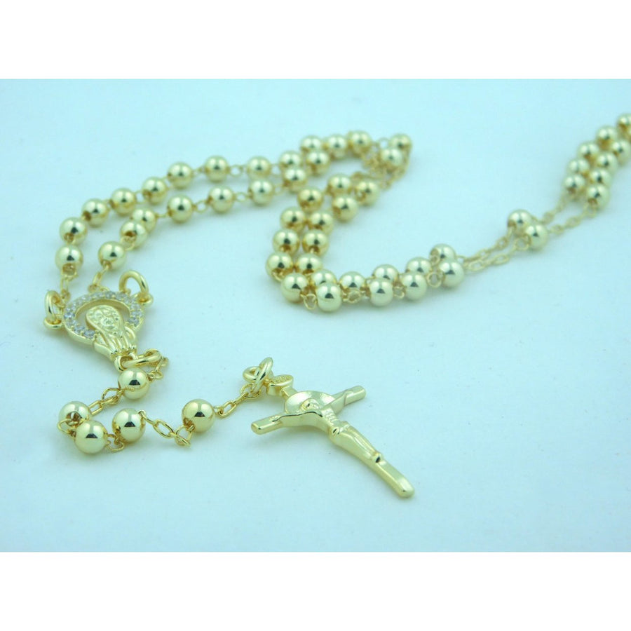 18K Gold Filled rosary. Image 1