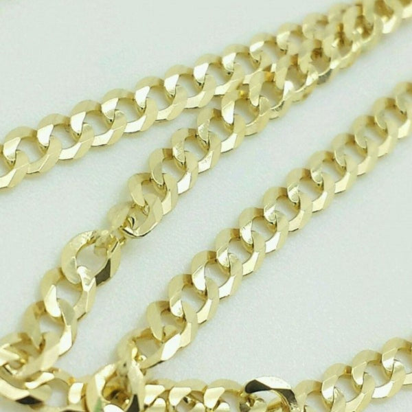 18K Gold Filled High Polish Finsh Curb/Cuban 2MM Link Chain Necklace Men Women Teens Children Image 1