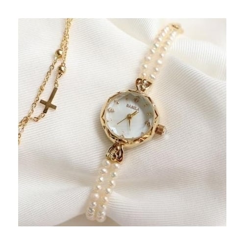 Natural freshwater pearl bracelet net popular ins fashion womens Watch Image 1