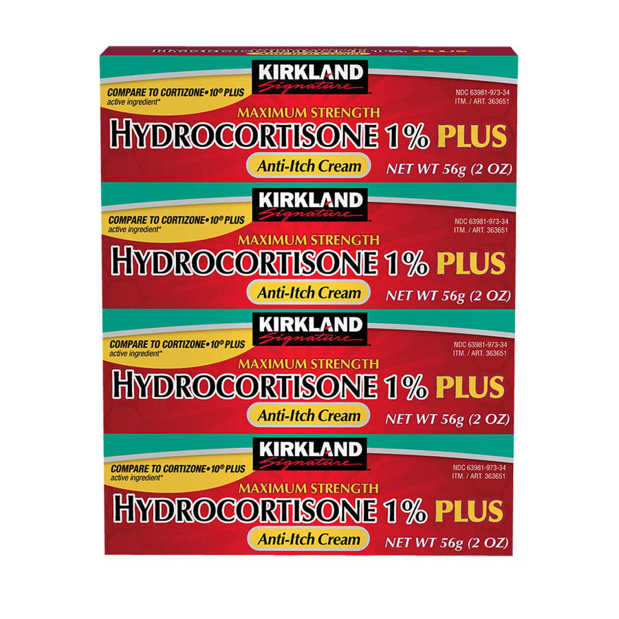 Kirkland Signature Hydrocortisone 1% PLUS Anti-Itch Cream 8 Ounces Image 1