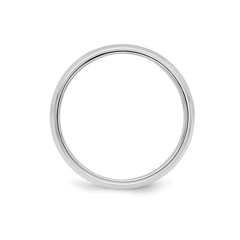 Ladies or Mens Sterling Silver 6mm Milgrain Wedding Band Ring Image 3