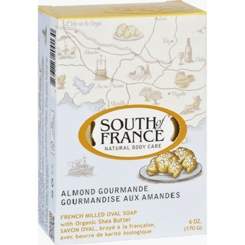 South of France French Milled Bar Soap Almond Gourmande Image 1