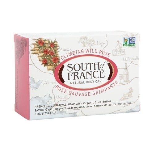 South of France French Milled Bar Soap Climbing Wild Rose Image 1