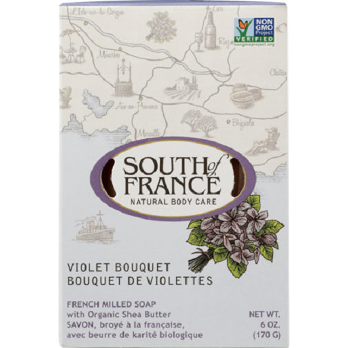 South of France French Milled Bar Soap Violet Bouquet Image 1