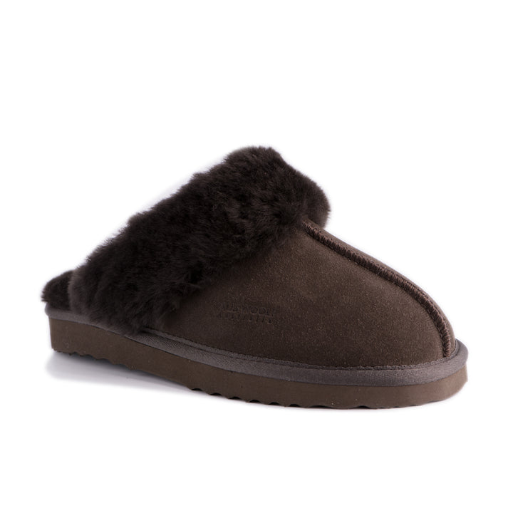 Aus Wooli Australia Water-Resistant Unisex Genuine Australian Sheepskin Wool Slippers Image 1