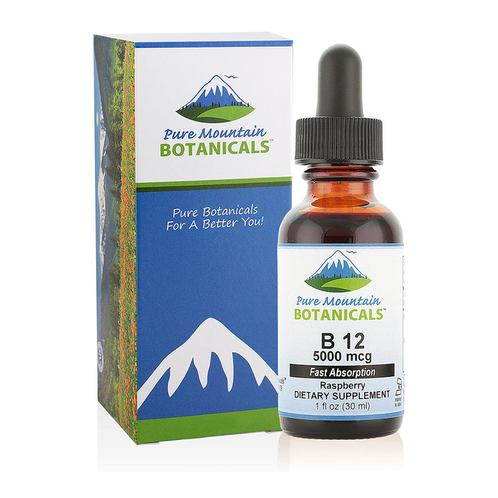 B12 Vitamin 5000 mcg  Kosher B12 Drops in 1oz Bottle with Natural Berry Flavor Image 3