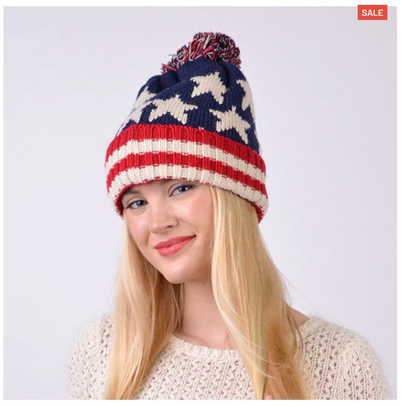 US Olympic Team Beanie Hats Unisex One Size Fits All Image 1