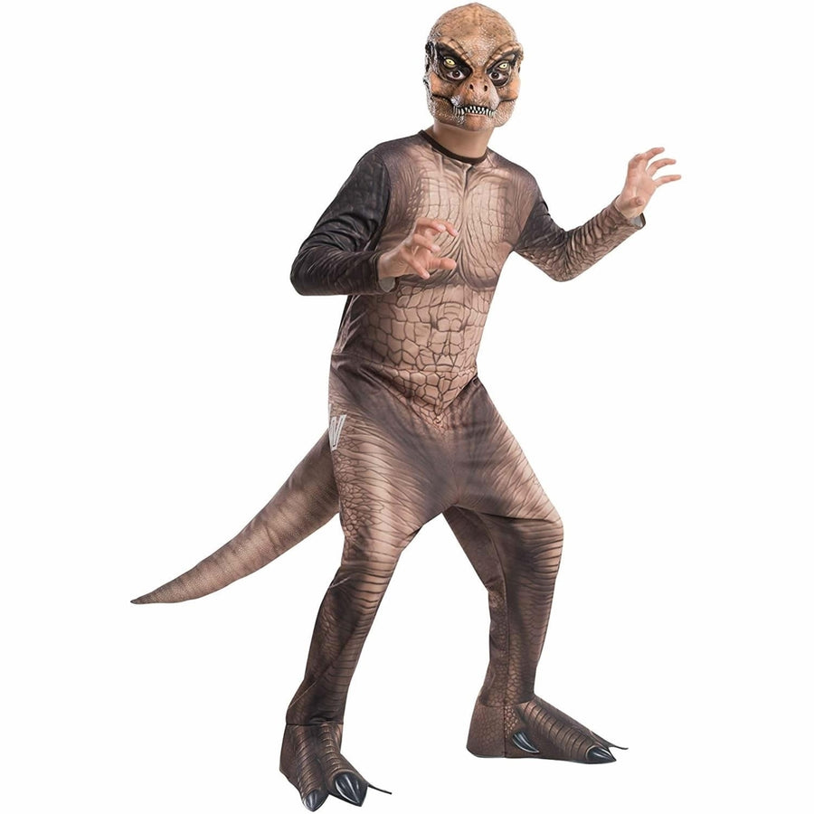 Rubies Jurassic World T-Rex Dinosaur Costume Boys Size L 12-14 Licensed Image 1