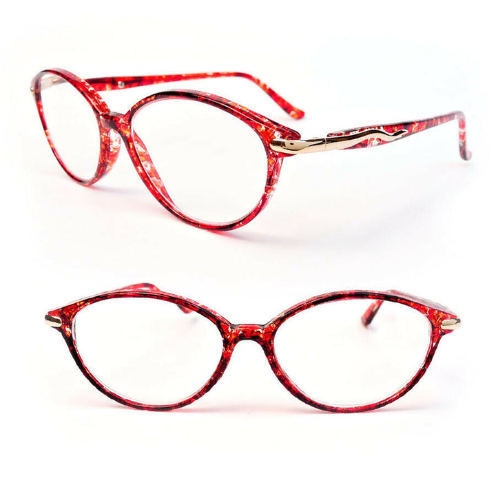 Cat Eye Colorful Tortoise Hipster Womens Reading Glasses Image 3