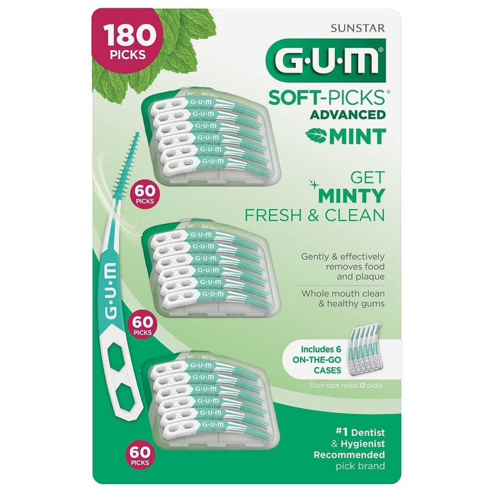 GUM Soft-Picks Advanced Mint 180 Count Image 1