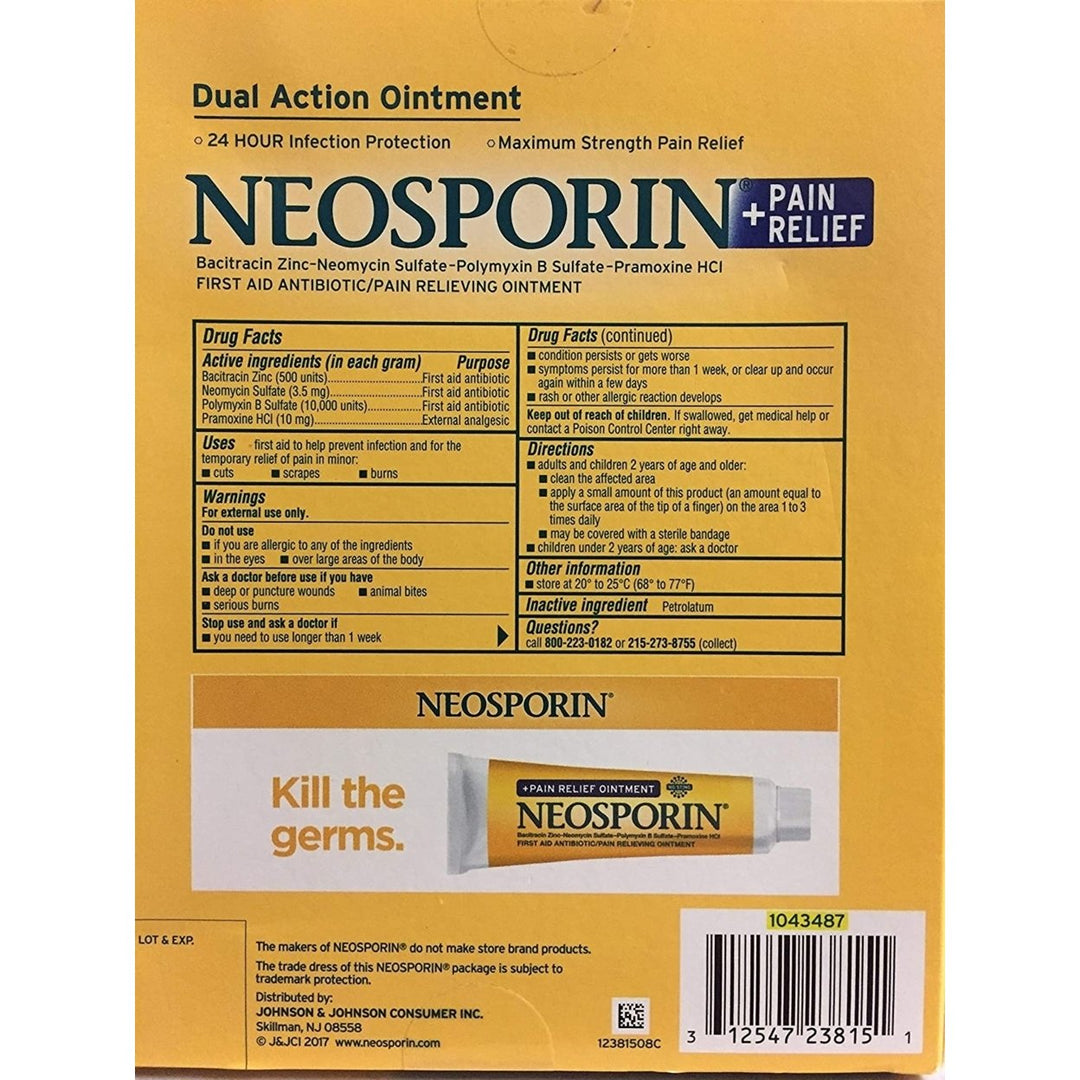 Neosporin Maximum Strength Ointment 2 Ounces Image 2