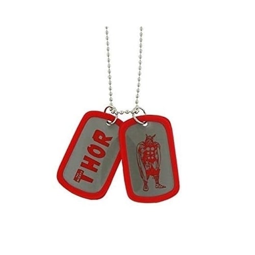 Thor Dog Tag Kill Tags Necklace with Dog Tag Jungle Raiders Super Cool Ghost Squadron Elite Team First Patrol Unit Image 1