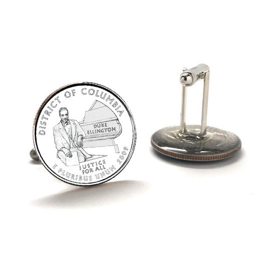 District of Columbia Coin Cufflinks Uncirculated U.S. Quarter 2009 Cuff Links Image 3
