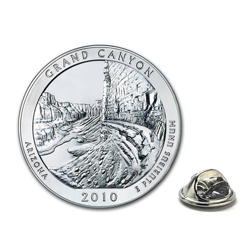 Grand Canyon National Park Coin Lapel Pin Uncirculated U.S. Quarter 2010 Tie Pin Image 1