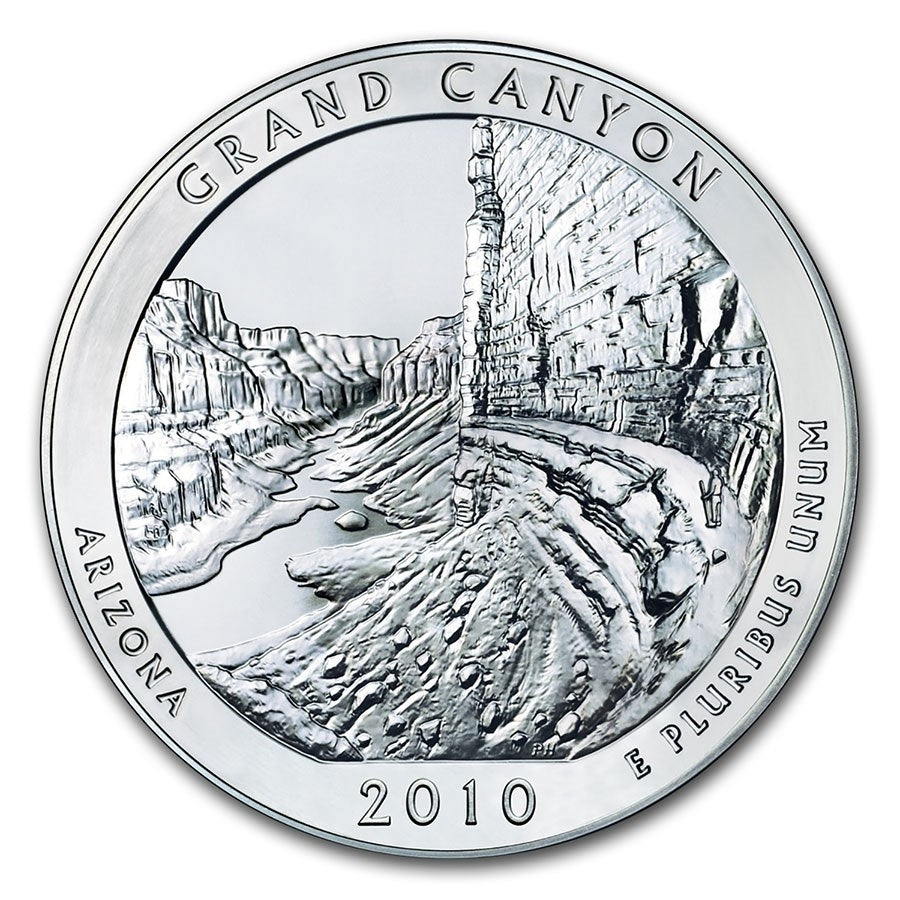 Grand Canyon National Park Coin Lapel Pin Uncirculated U.S. Quarter 2010 Tie Pin Image 2
