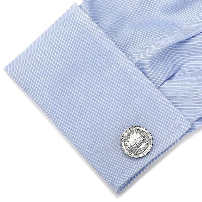 White Mountain National Forest Cufflinks Uncirculated U.S. Quarter 2013 Cuff Links Image 4