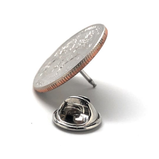 2019 American Memorial Park Coin Lapel Pin Uncirculated Quarter Tie Pin Image 3