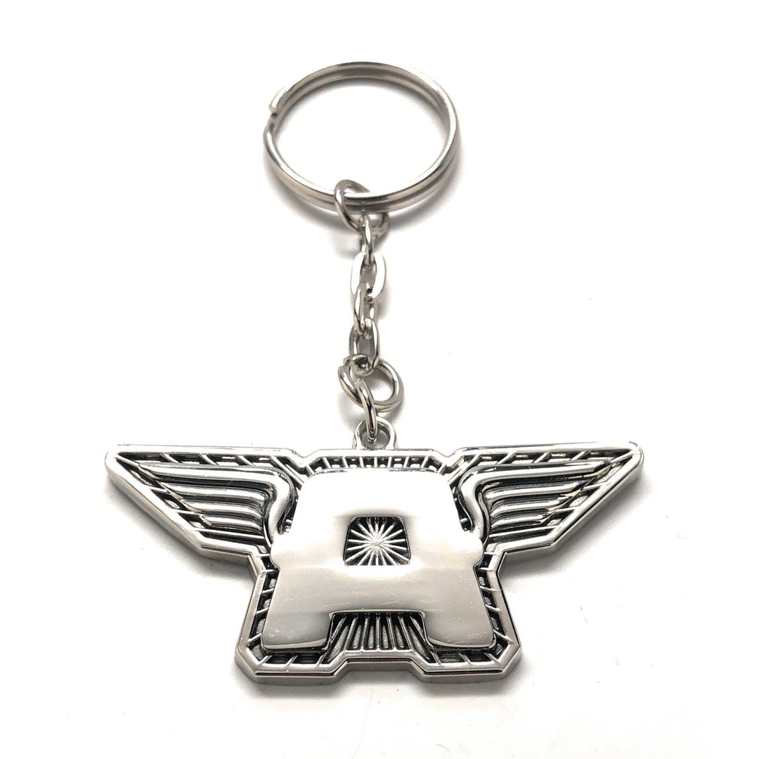 Captain America Keychain Superhero Key Chain Silver 3D Design Key Ring Cool Key Chain Chain Image 1