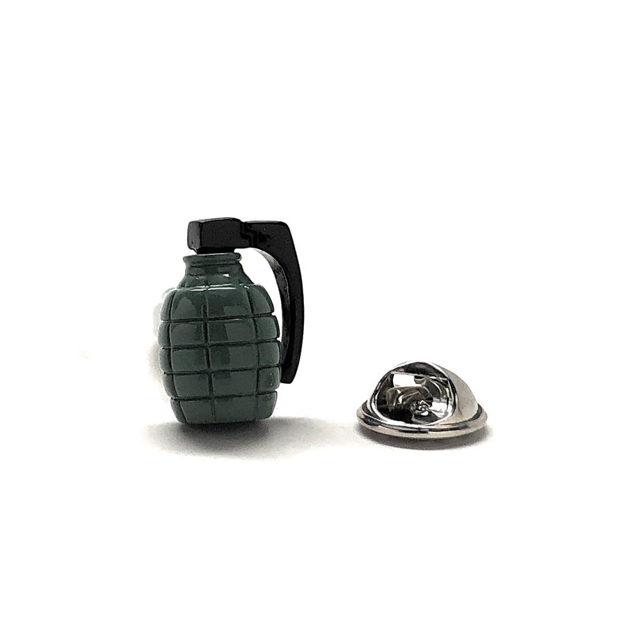 Lapel Pin Green Hand Grenade Enamel Pin Army Soldier Tie Pin Law Enforcement Image 1