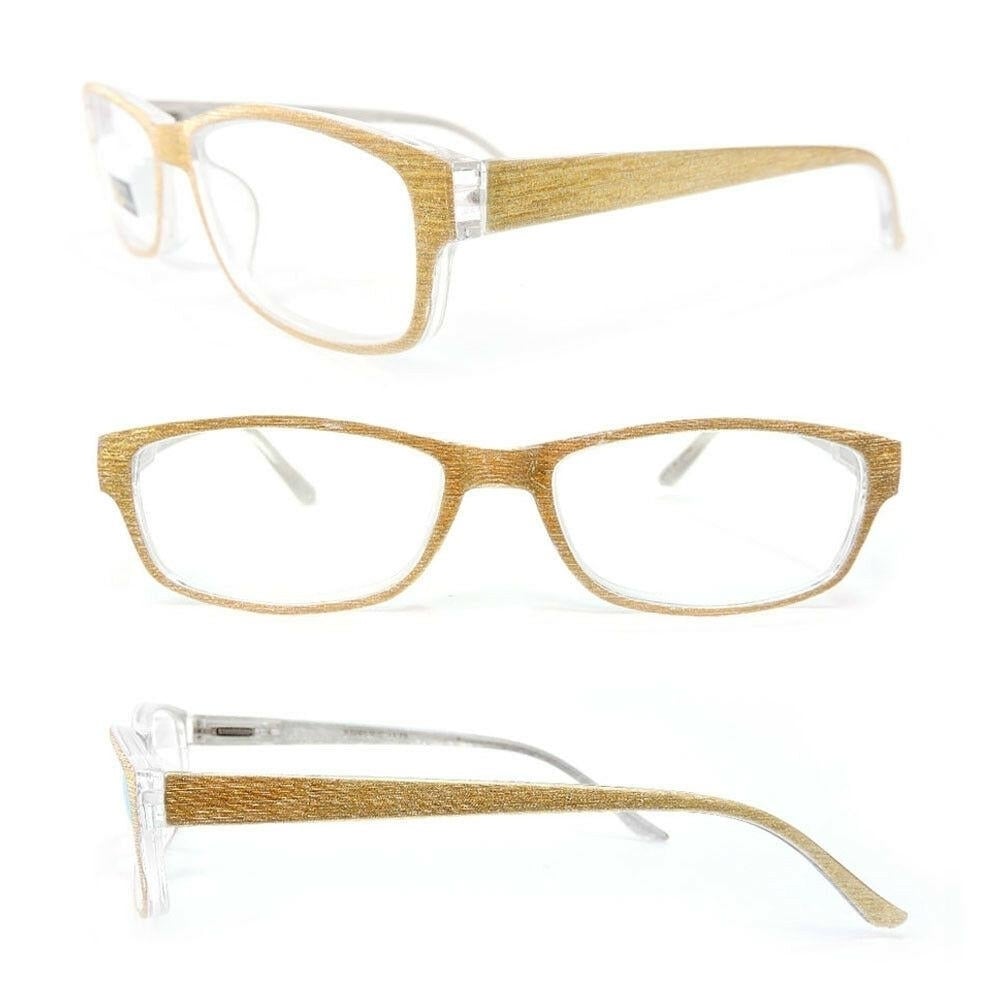 Reading Glasses Glitter Fashion Frame Sparkling Womens Readers + Case Image 3