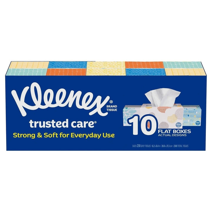 Kleenex Trusted Care Facial Tissue 2-ply 230-count 10-pack Image 2