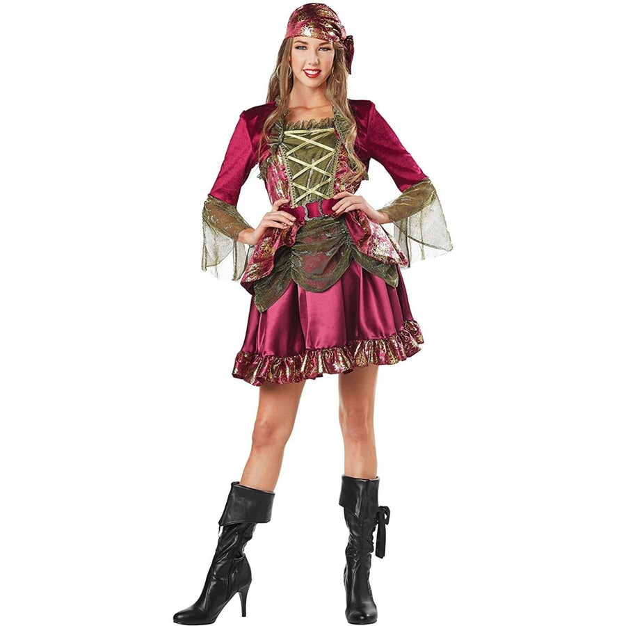 Seasons Lady Pirate She-Pirate Captain Dress Size S 4 6 Womens Costume Image 1