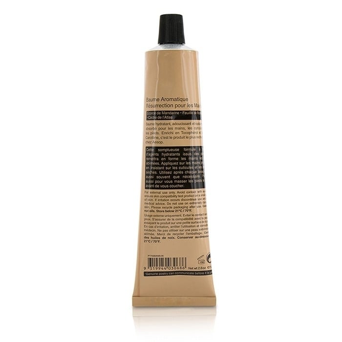 Aesop - Resurrection Aromatique Hand Balm (Tube)(75ml/2.58oz) Image 2