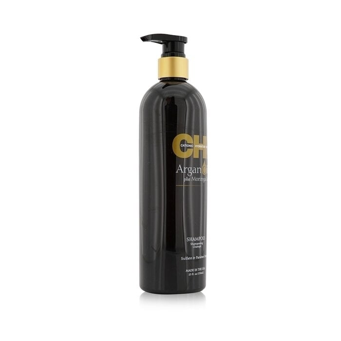 CHI - Argan Oil Plus Moringa Oil Shampoo - Sulfate and Paraben Free(739ml/25oz) Image 2