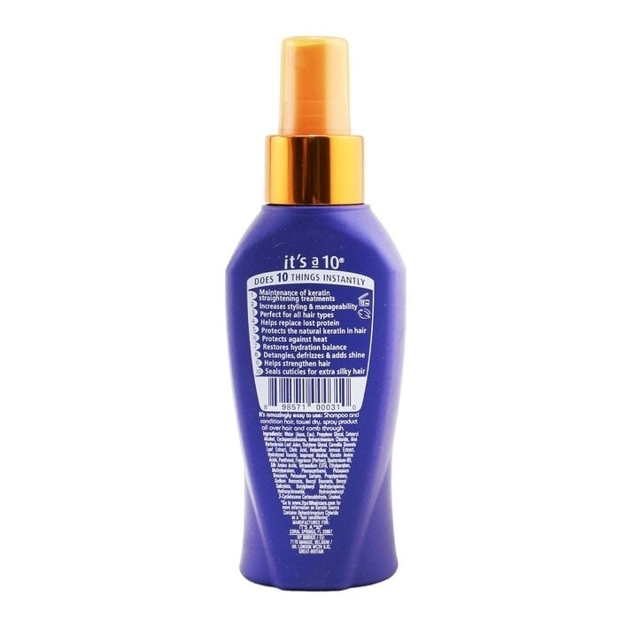 Its A 10 - Miracle Leave-In Plus Keratin(120ml/4oz) Image 3