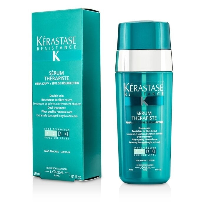Kerastase - Resistance Serum Therapiste Dual Treatment Fiber Quality Renewal Care (Extremely Damaged Lengths and Image 1