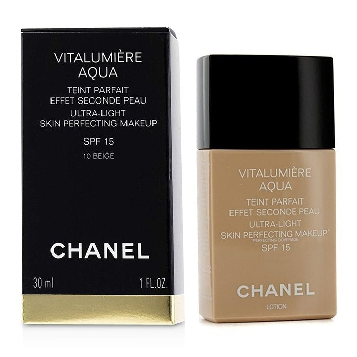 Chanel - Vitalumiere Aqua Ultra Light Skin Perfecting Make Up SPF15 -  10 Beige(30ml/1oz) Image 2