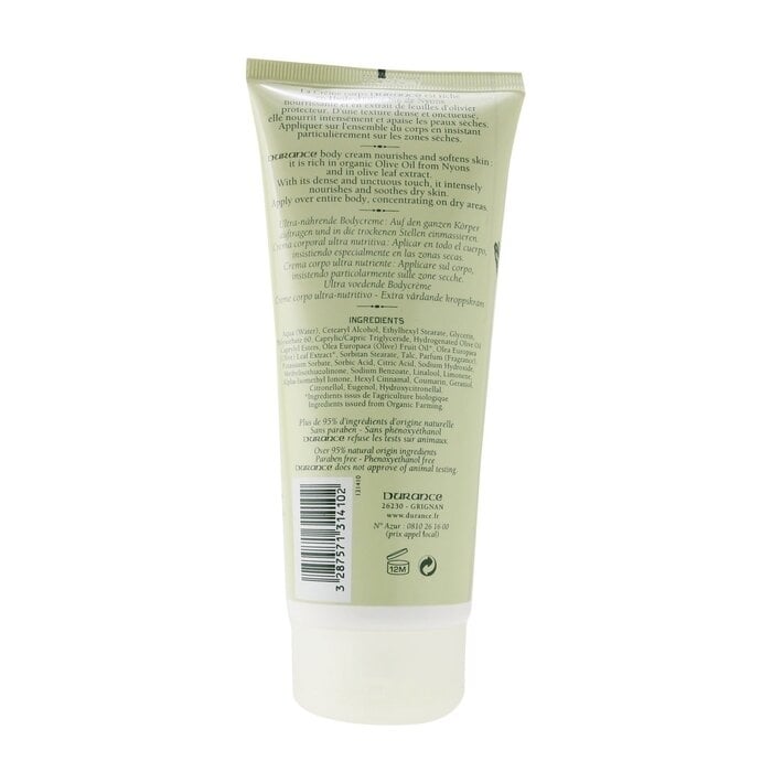 Durance - Super Nourishing Body Cream with Olive Leaf Extract(200ml/6.7oz) Image 3