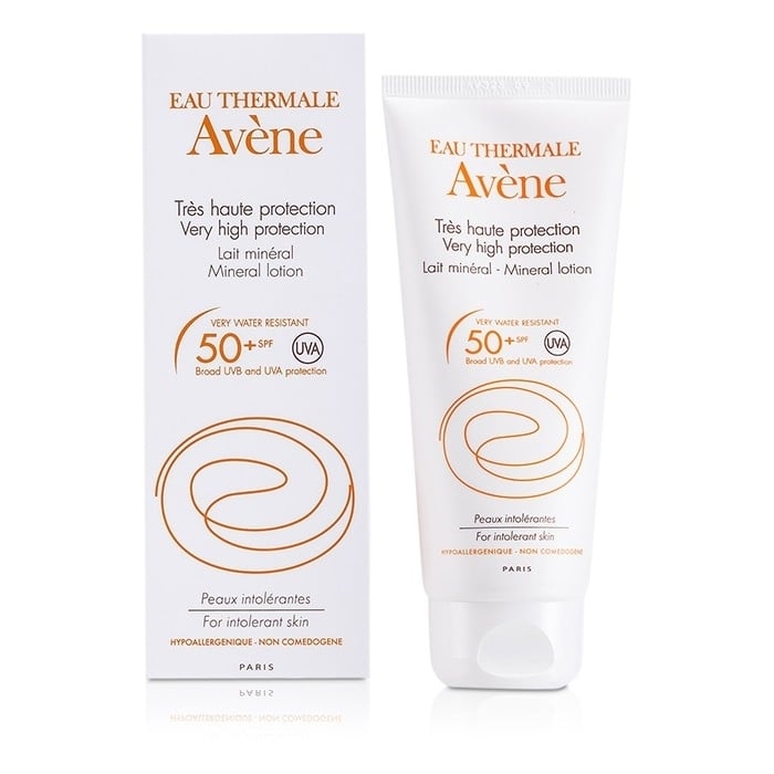 Avene - Very High Protection Mineral Lotion SPF 50+ (For Intolerant Skin)(100ml/3.3oz) Image 1