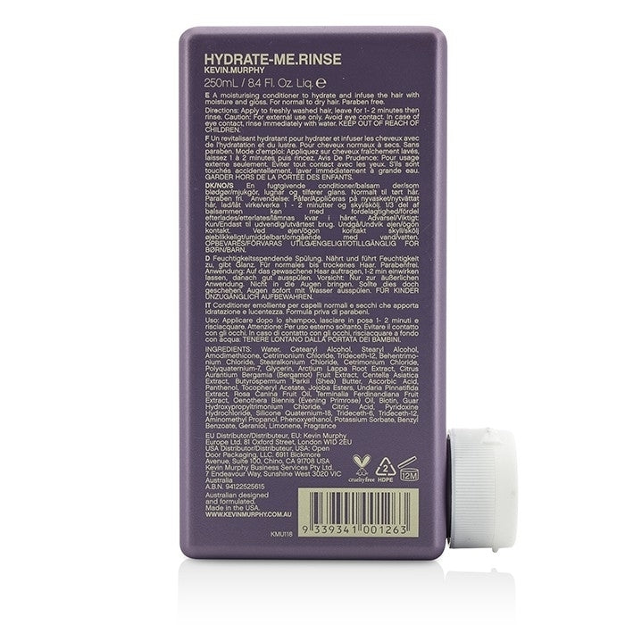 Kevin.Murphy - Hydrate-Me.Rinse (Kakadu Plum Infused Moisture Delivery System - For Coloured Hair)(250ml/8.4oz) Image 2