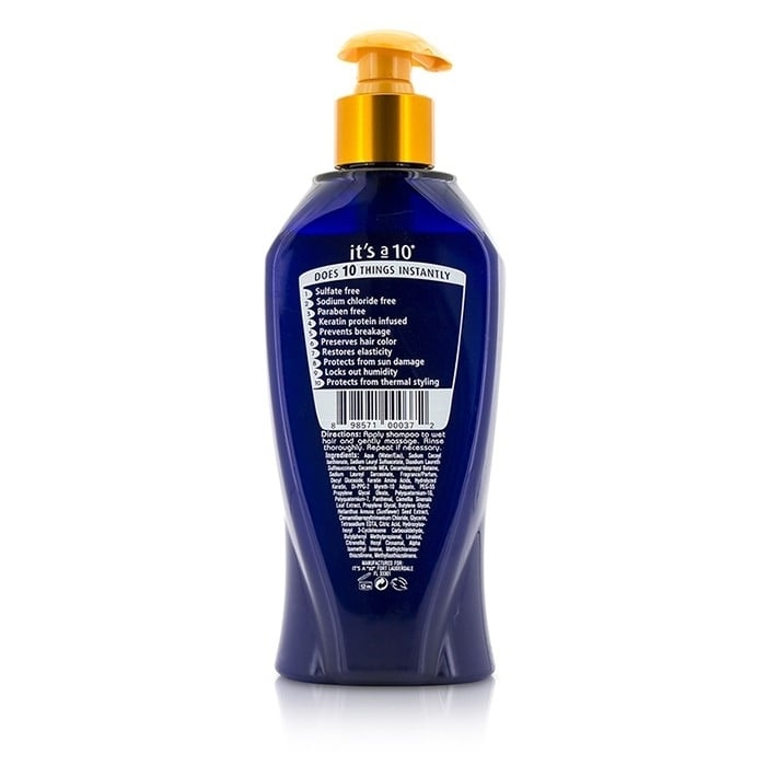 Its A 10 - Miracle Shampoo Plus Keratin (Sulfate Free)(295.7ml/10oz) Image 2