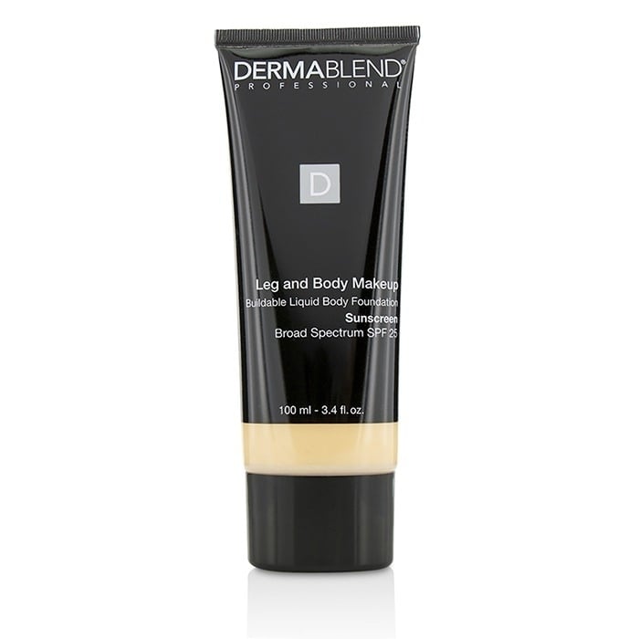 Dermablend - Leg and Body Make Up Buildable Liquid Body Foundation Sunscreen Broad Spectrum SPF 25 - Fair Nude Image 2