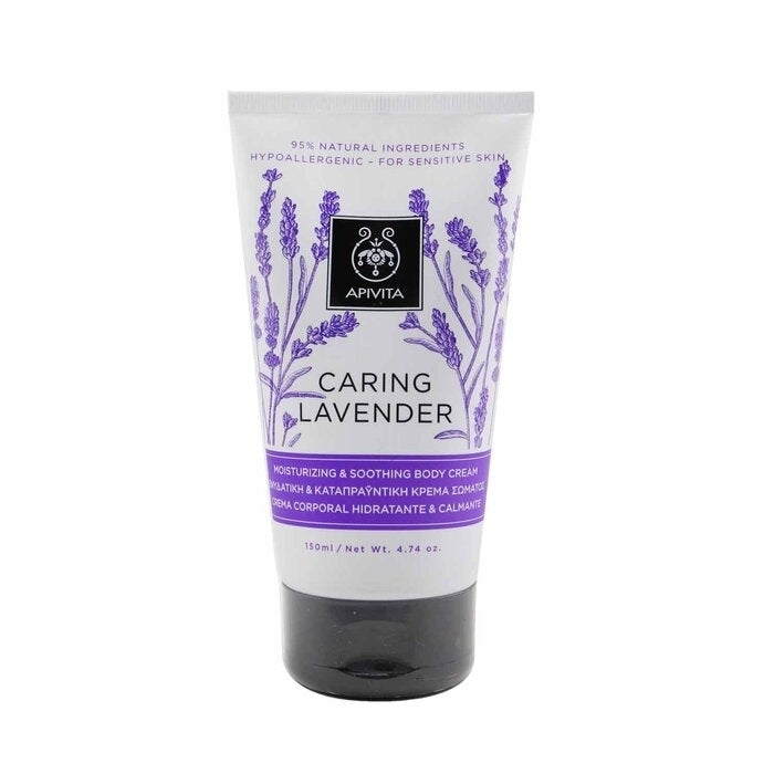 Apivita - Caring Lavender Moisturizing and Soothing Body Cream - For Sensitive Skin(150ml/4.74oz) Image 1