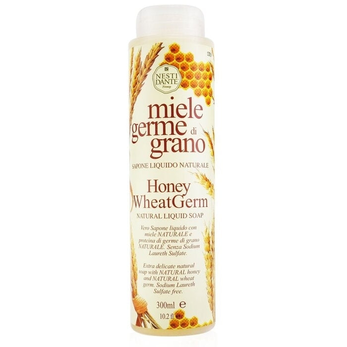 Natural Liquid Soap - Honey WheatGerm (Shower Gel) - 300ml/10.2oz Image 1