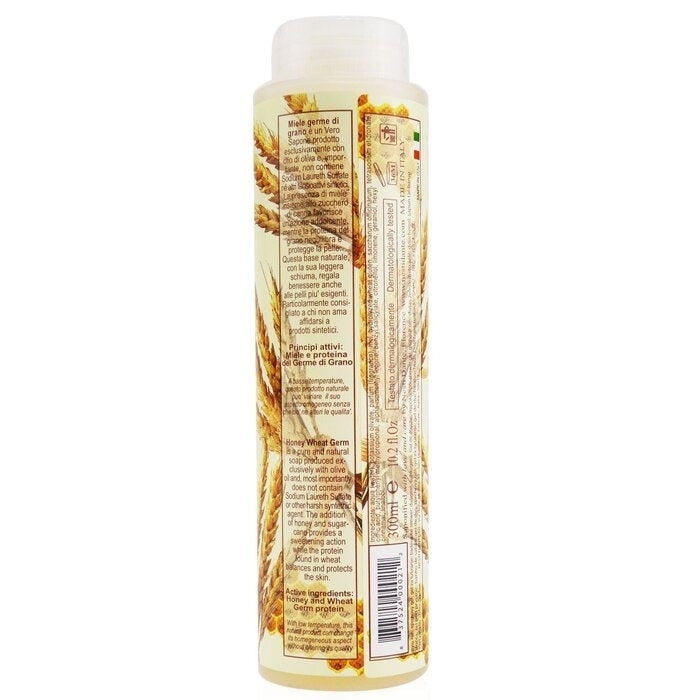 Natural Liquid Soap - Honey WheatGerm (Shower Gel) - 300ml/10.2oz Image 3