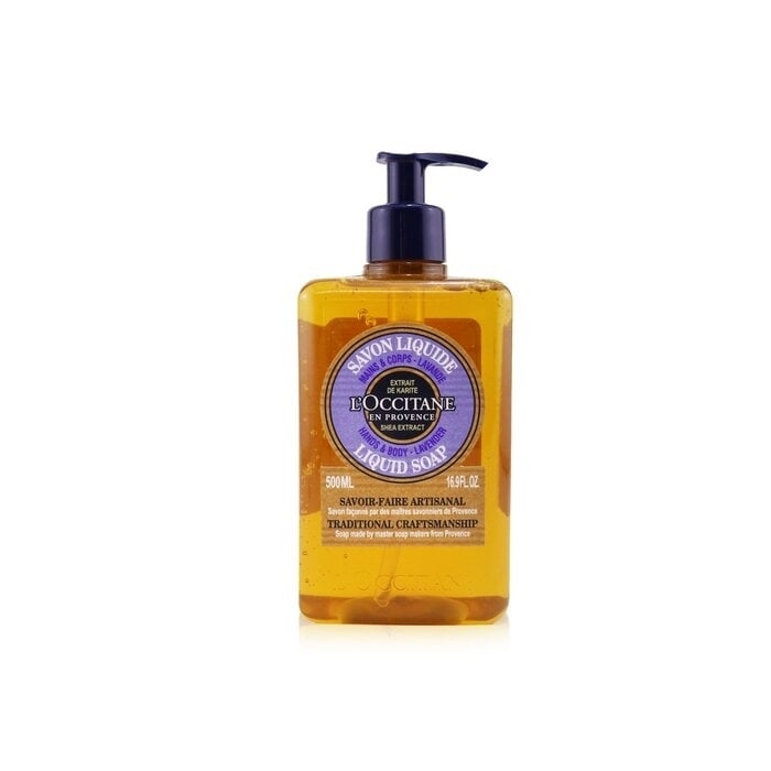 Lavender Liquid Soap For Hands and Body - 500ml/16.9oz Image 1