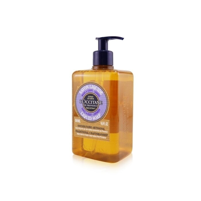 Lavender Liquid Soap For Hands and Body - 500ml/16.9oz Image 2