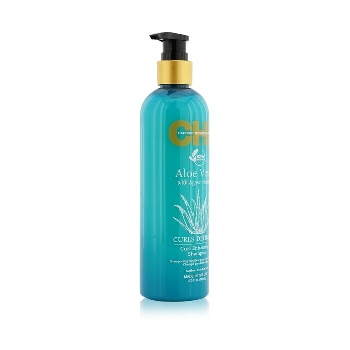 CHI - Aloe Vera with Agave Nectar Curls Defined Curl Enhancing Shampoo(340ml/11.5oz) Image 2