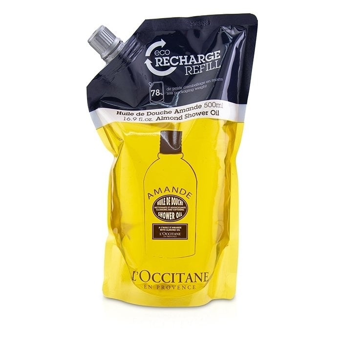 LOccitane - Almond Cleansing and Softening Shower Oil (Eco-Refill)(500ml/16.9oz) Image 1