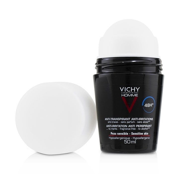 Vichy - Homme 48H Anti-Irritations and Anti Perspirant Roll-On (For Sensitive Skin)(50ml/1.69oz) Image 2