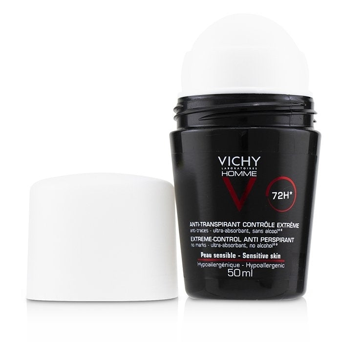 Vichy - Homme 72H Extreme-Control Anti Perspirant Roll-On (For Sensitive Skin)(50ml/1.69oz) Image 2