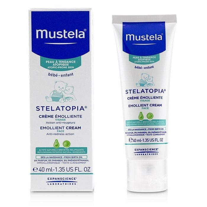 Mustela - Stelatopia Emollient Cream For Face - Anti-Redness Action(40ml/1.35oz) Image 2