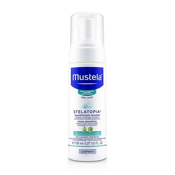 Mustela - Stelatopia Foam Shampoo (Gently Cleans and Soothes Sensations of Itchy Skin)(150ml/5.07oz) Image 1