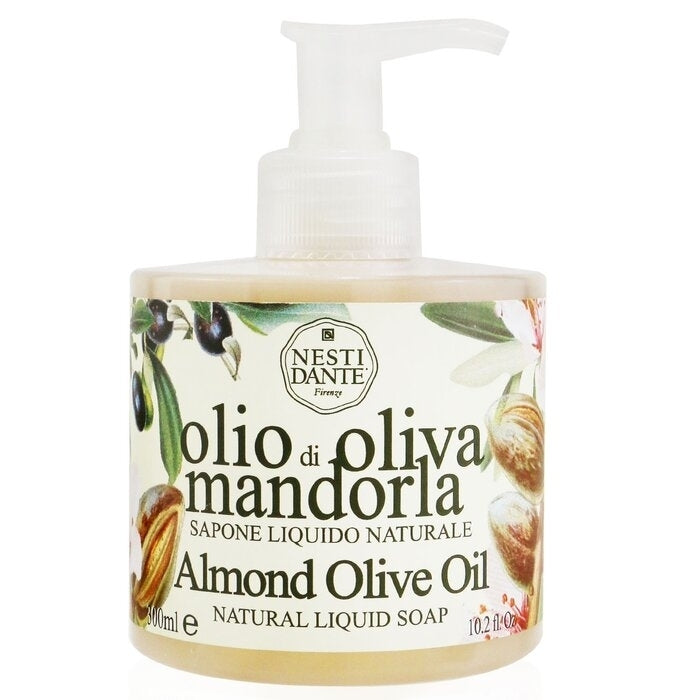 Natural Liquid Soap - Almond Olive Oil - 300ml/10.2oz Image 1